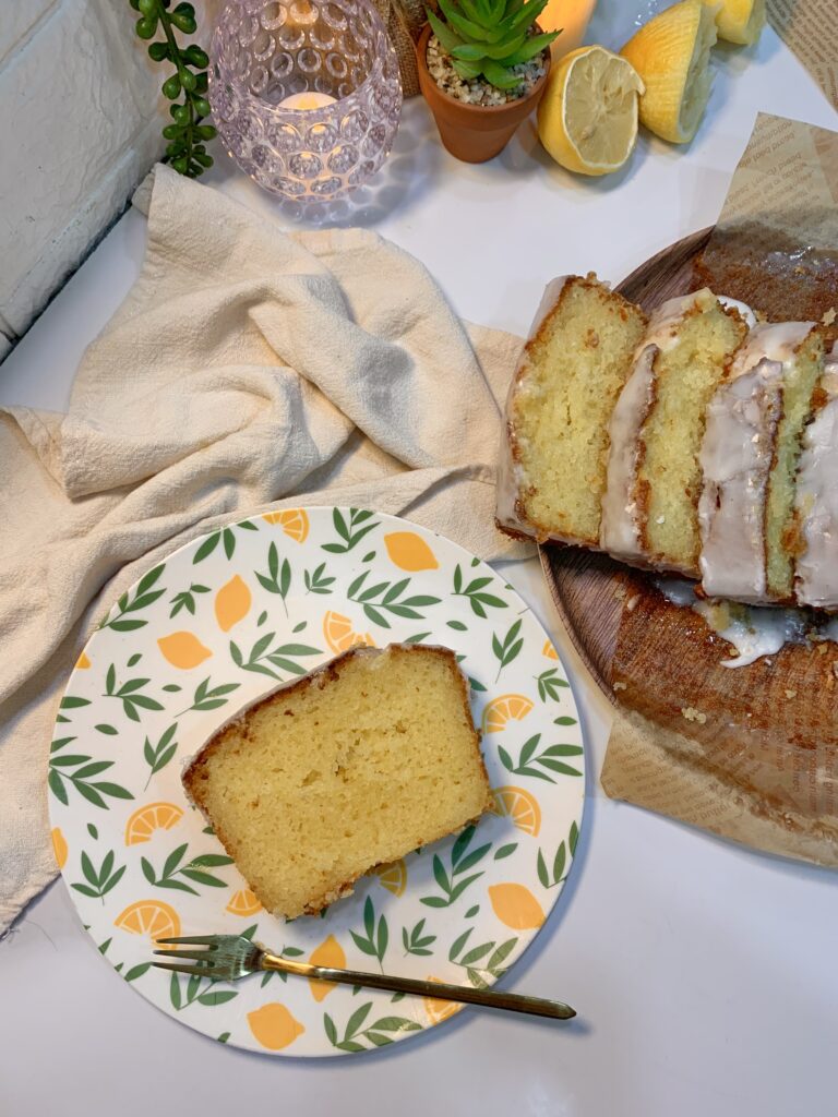 Lemon Loaf Cake Slice
