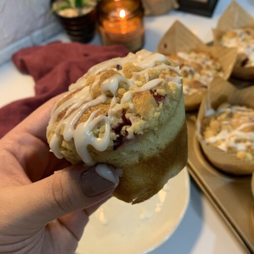 Strawberry Cheesecake Muffins