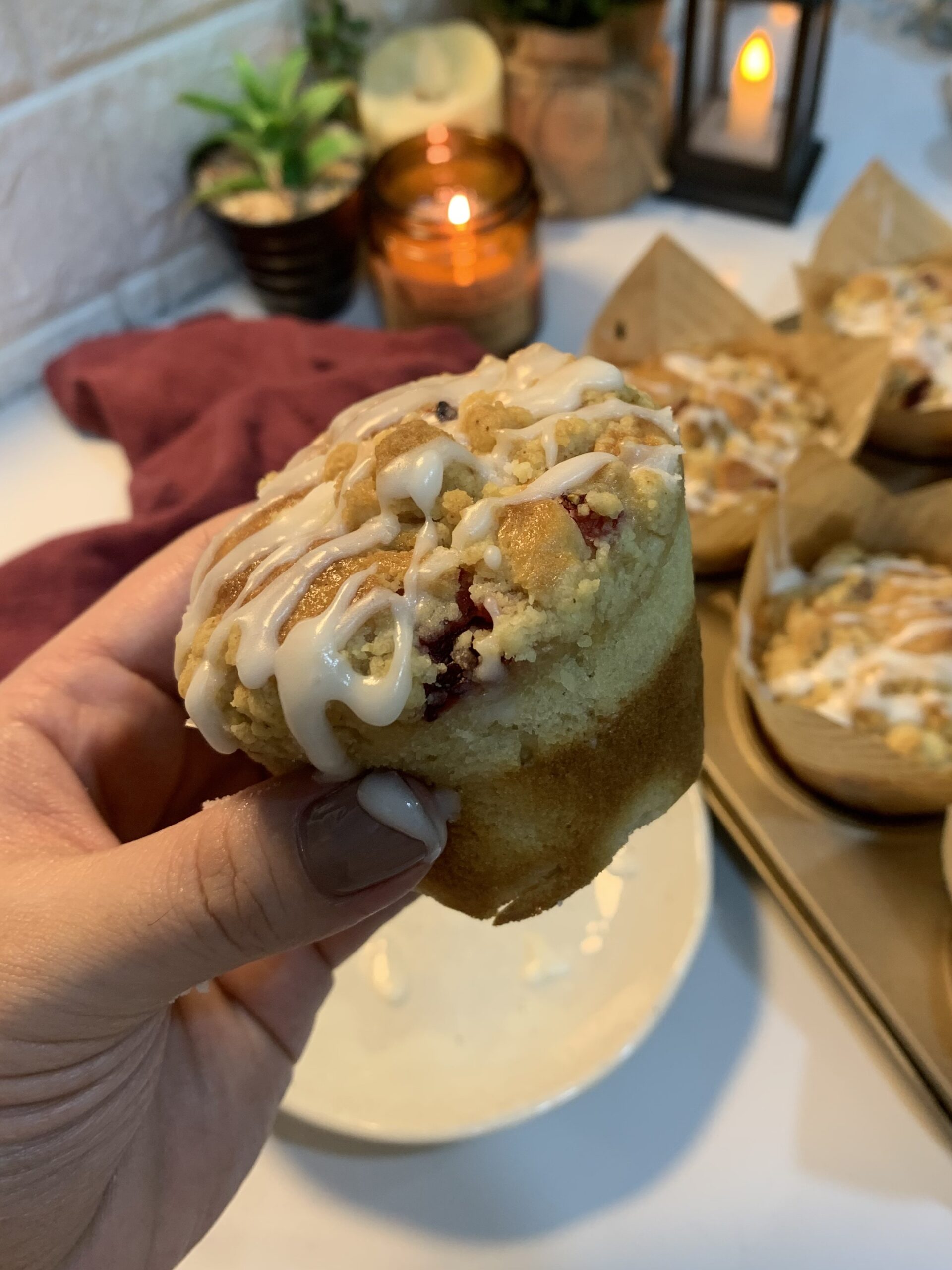 Strawberry Cheesecake Muffins