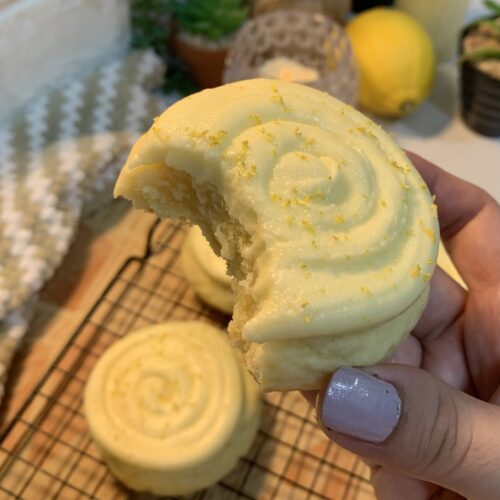 Lemon Cookie with Cream Cheese Frosting